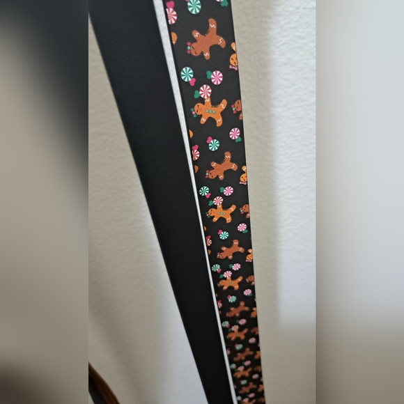 NWT • Betsey Johnson • 2pc Gingerbread Xmas Belts Vegan Faux Leather Holiday main image 13
